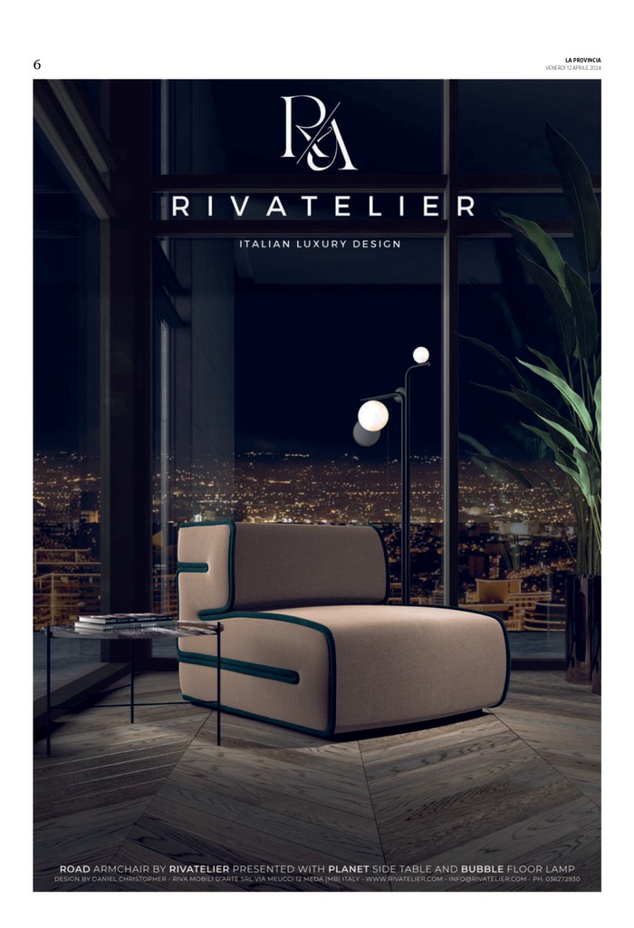 advertising page for Rivatelier