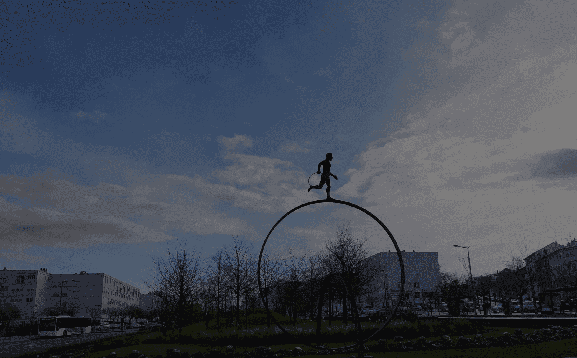 a woman standing in front of a display of food