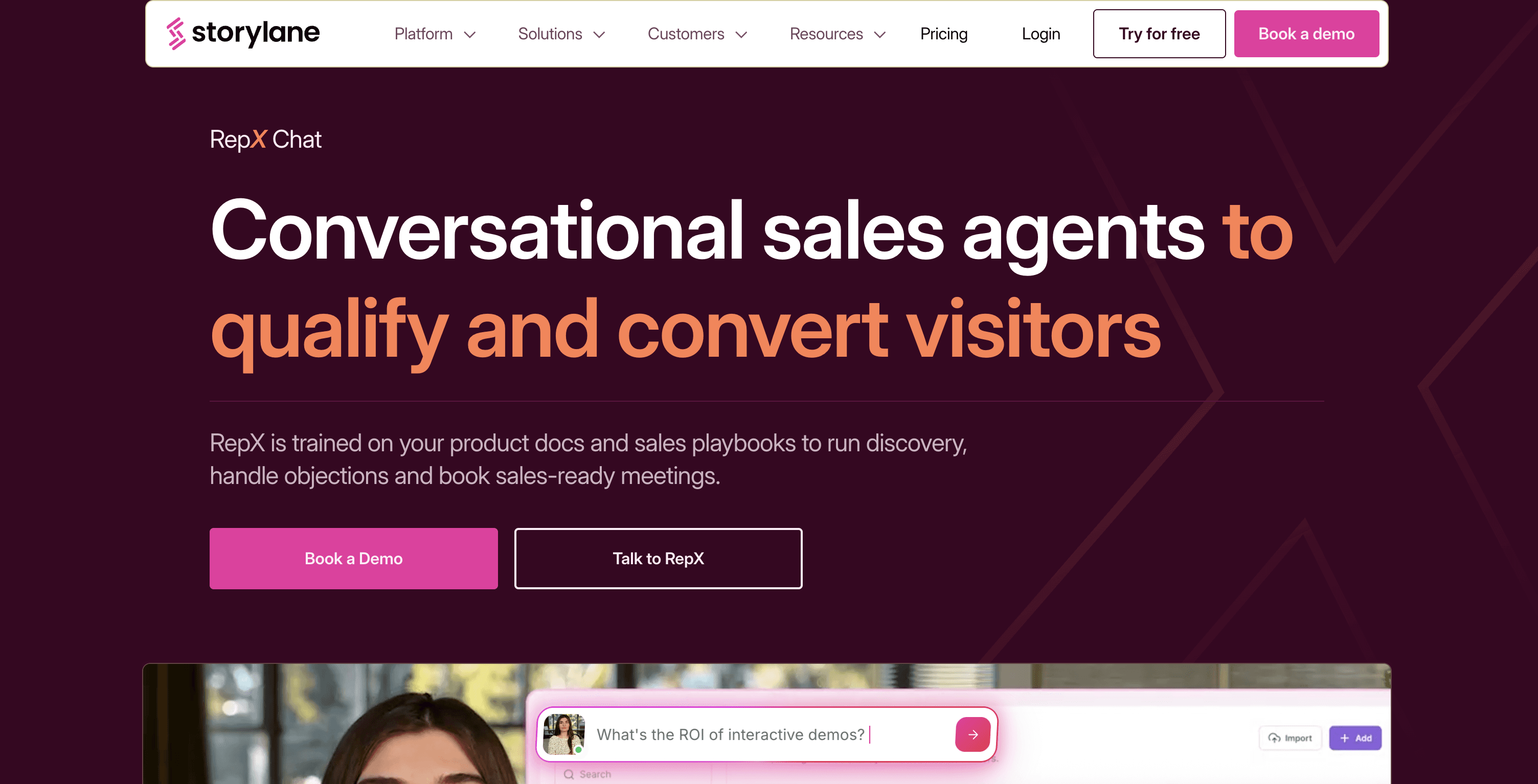 Screenshot of https://www.qualified.com