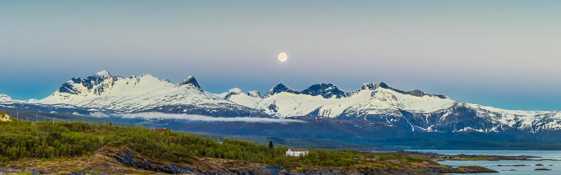 Bilde av Oddholmen ved Oddan på Tverlandet utenfor Bodø.