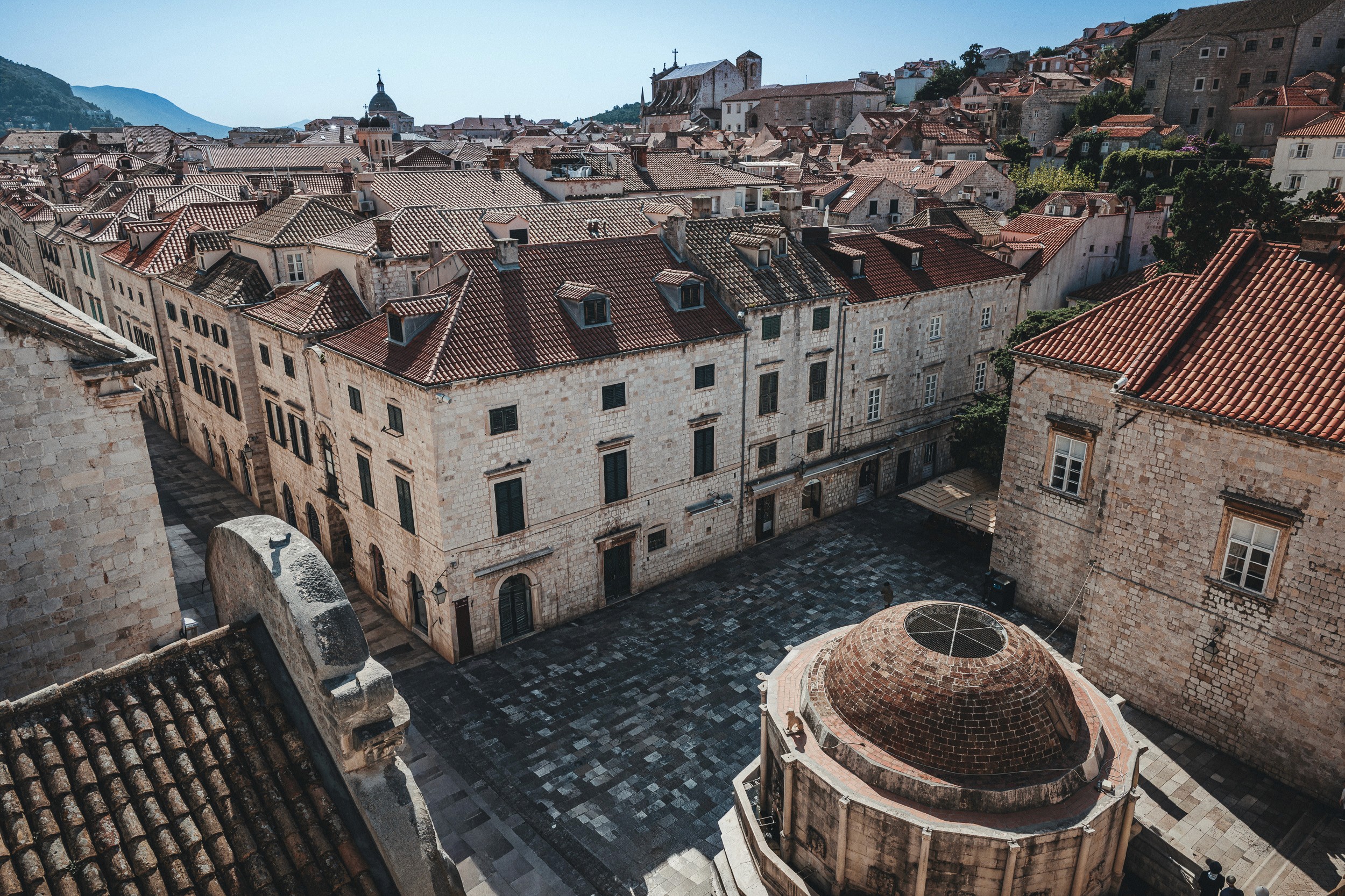 The walls of Dubrovnik, Croatia