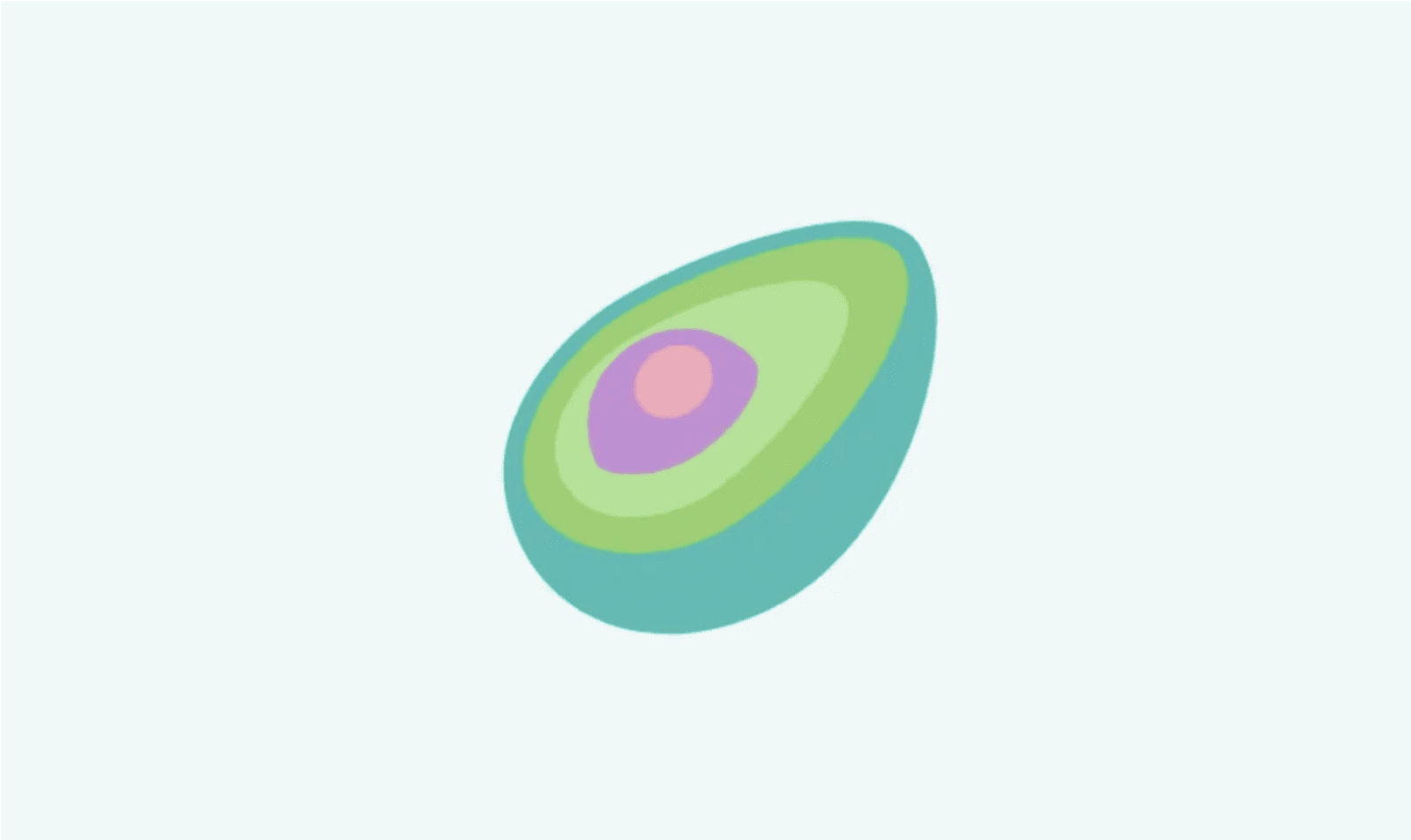 The words 'Project Fodmap' in bold black text next to a stylized illustration of a sliced avocado on a white background.