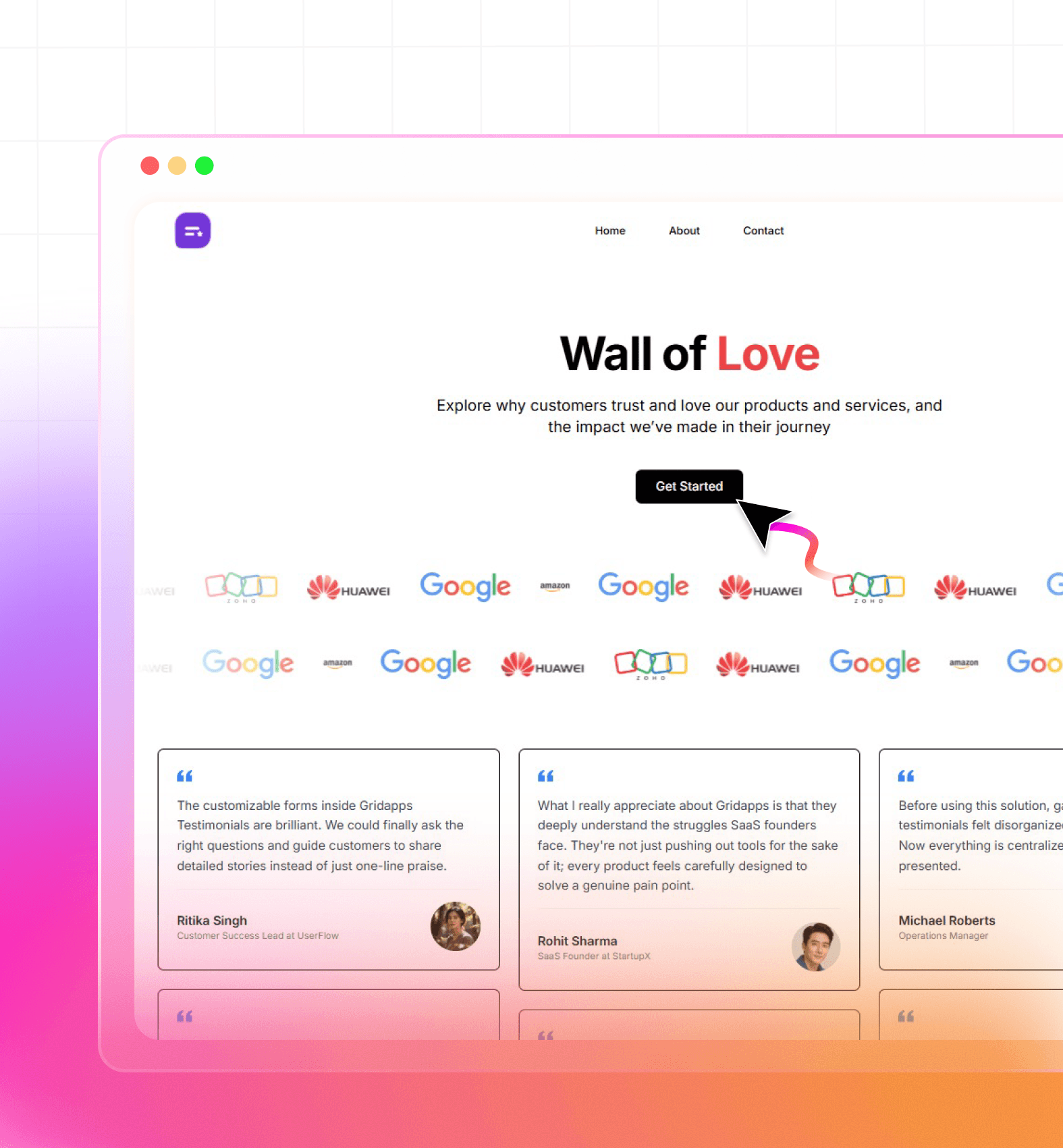Gridapps Testimonials