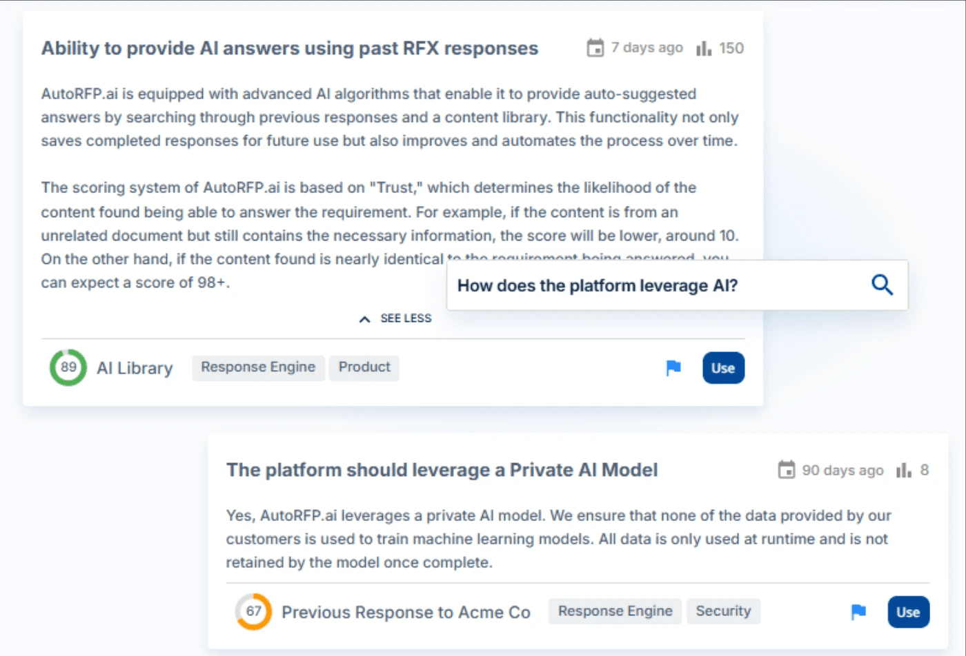 AI answers