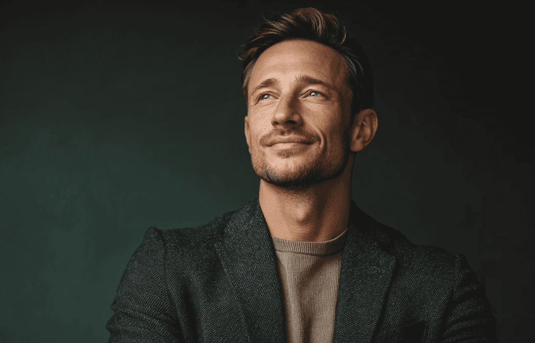 Doctor talking on the phone in his office.