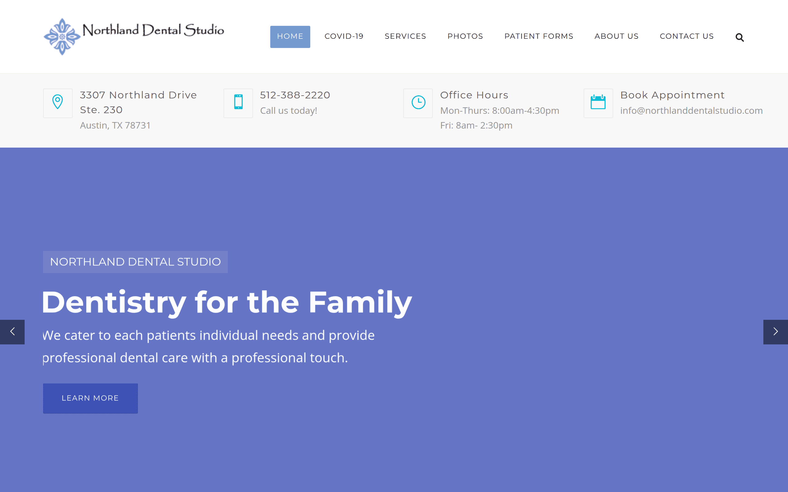 Northland Dental Studio Screenshot
