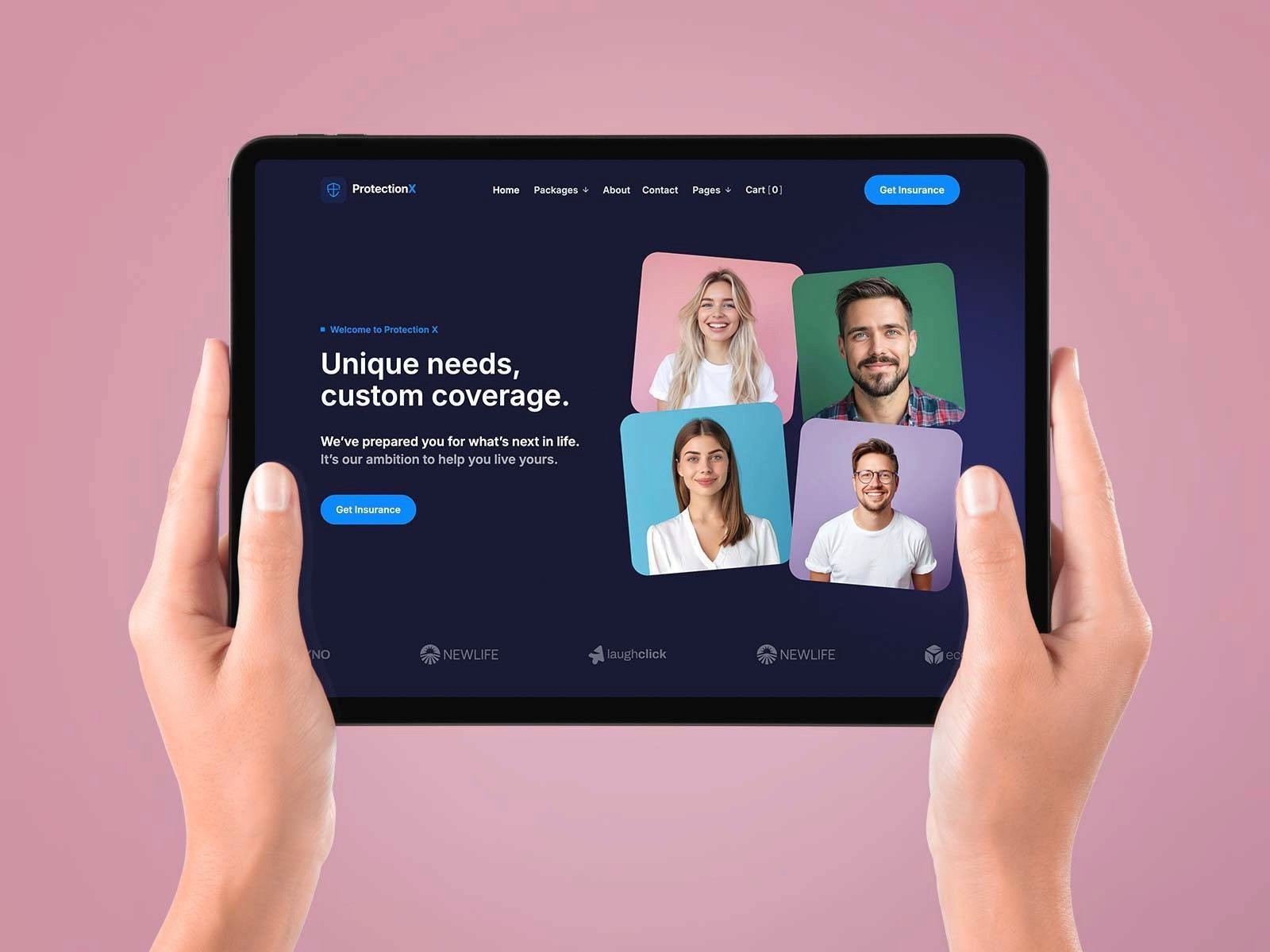 protection x insurance and consulting framer template