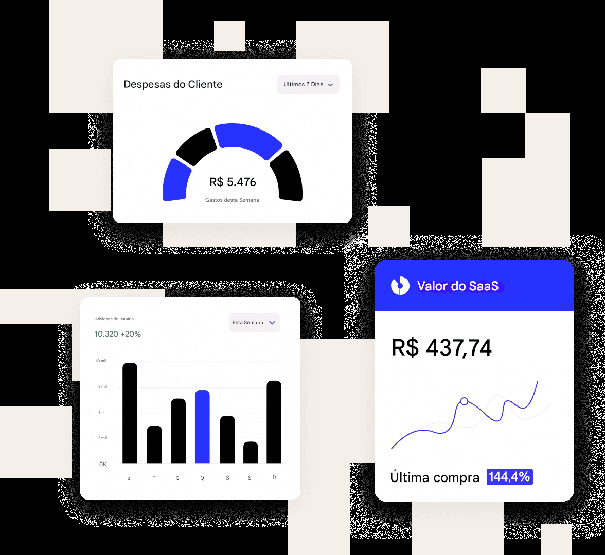 Fintec website framer template hero section photo