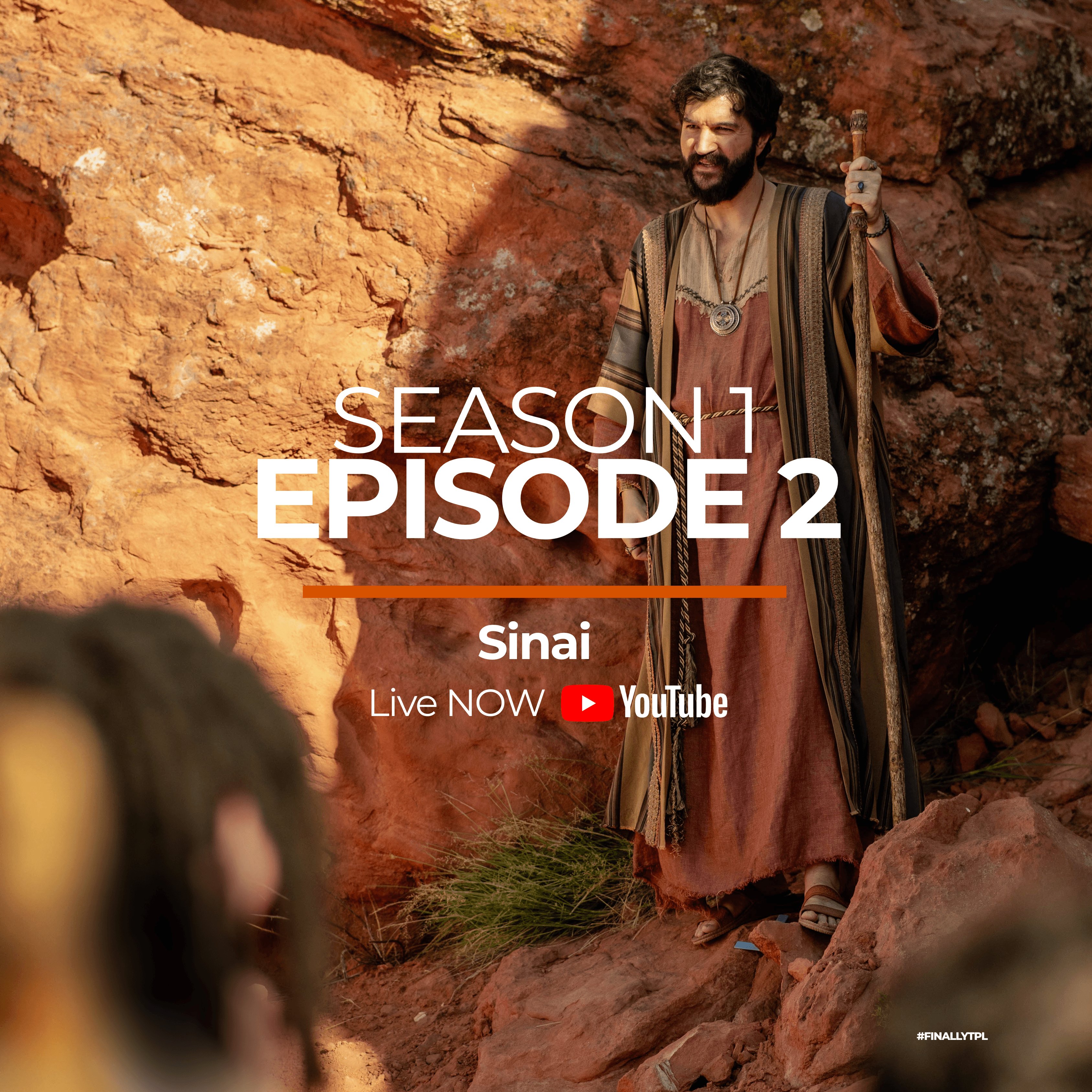 A social media graphic promoting the launch of the The Promised Land Series' Pilot Episode