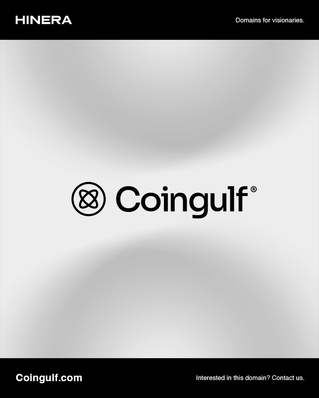 Coingulf Logo Design; black and white