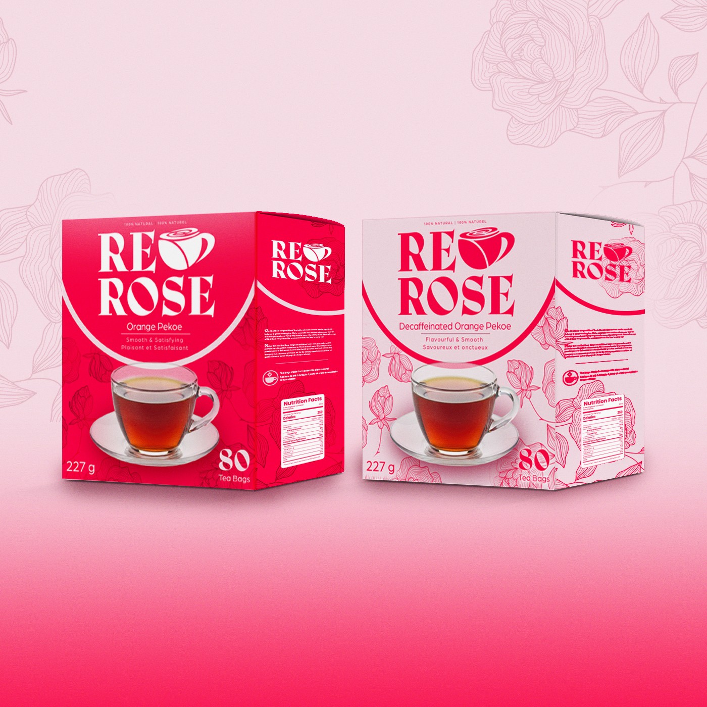 Red Rose packaging