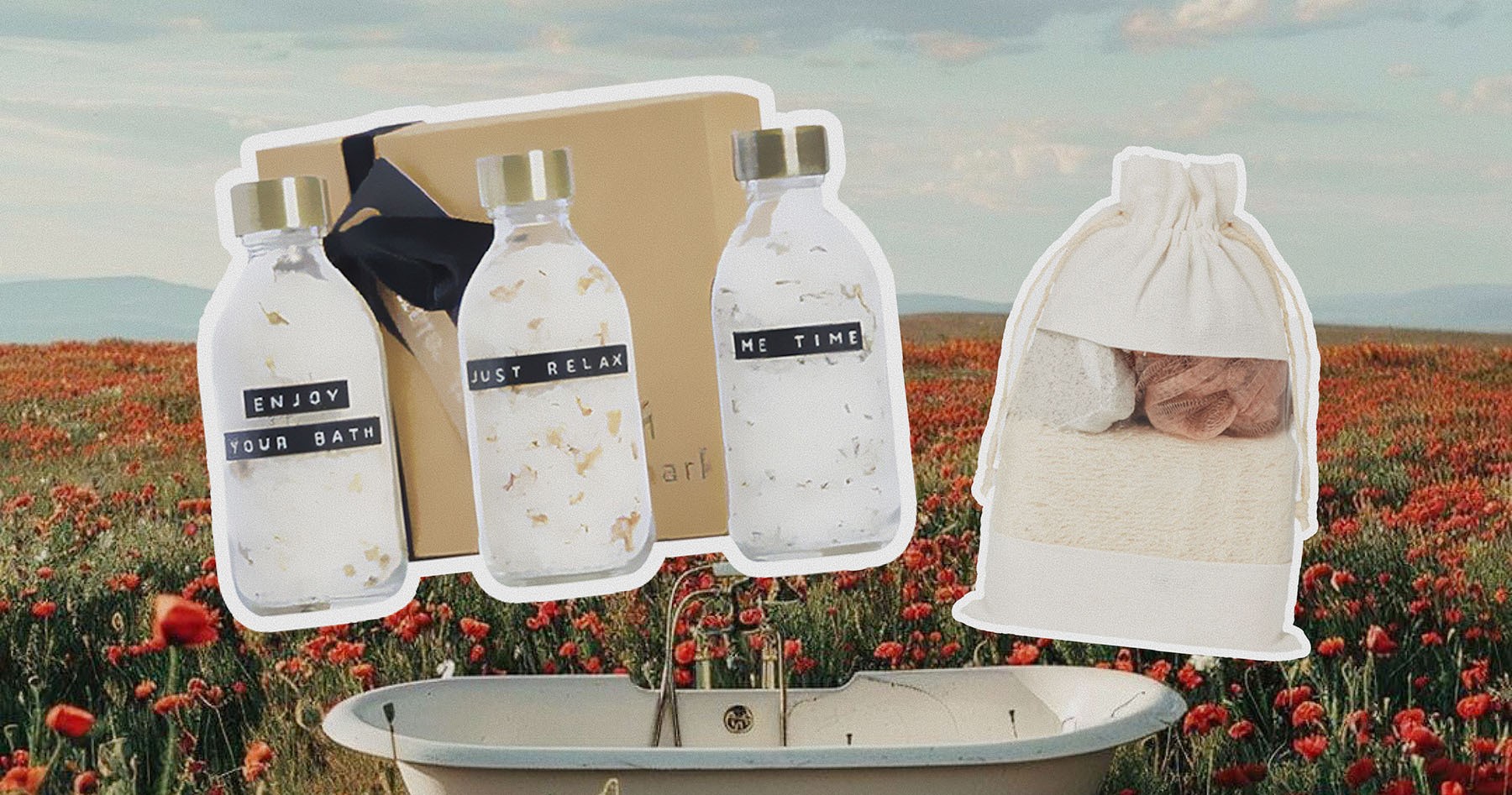 Luxury bath salt gift set for relaxation, thoughtful Christmas gifts for employees