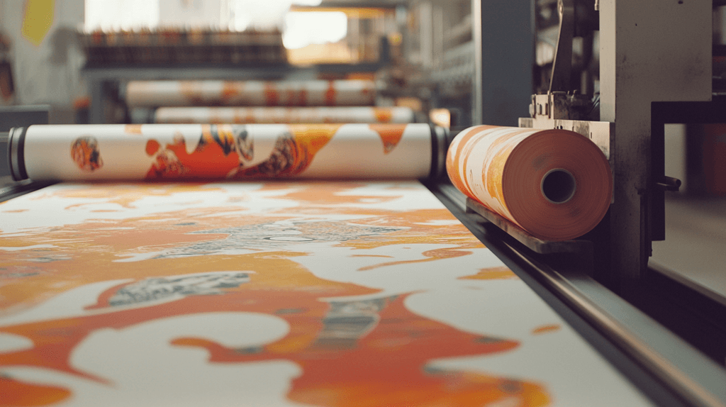 Papier Recycling Zeichen auf einen Papierbogen geprägt