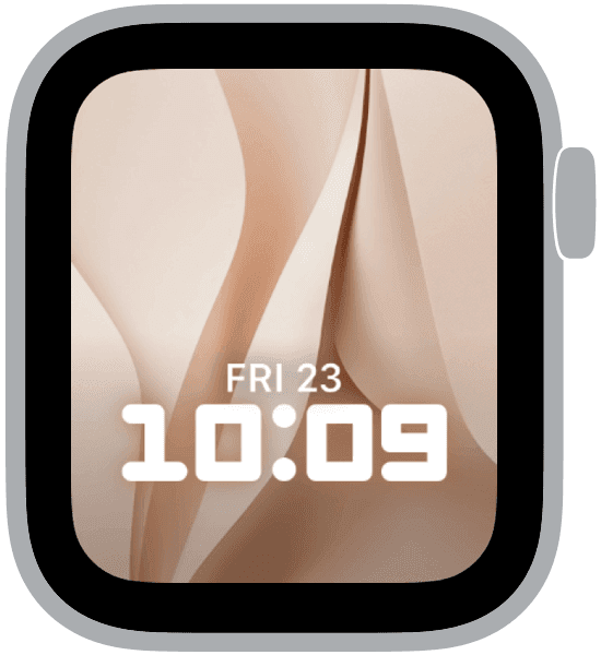 an apple watch face from the spring reset collection