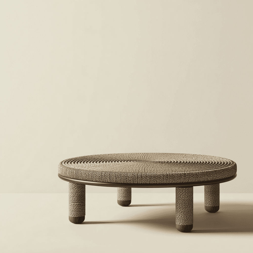 Leheh A wave, held in form.  Where woven surface moves softly,  and structure carries rhythm with force