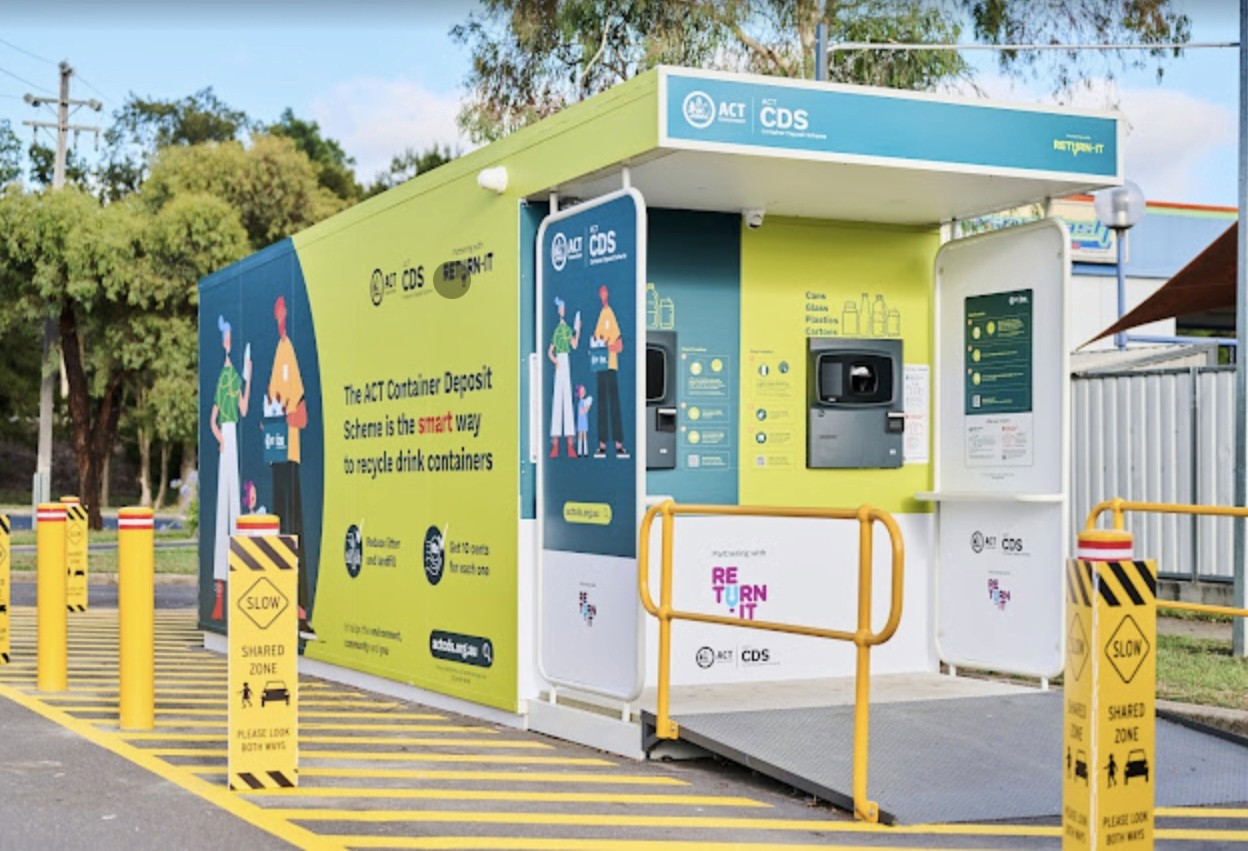 Return-It Recycling Containers for CDS Government Partnered Program | Infrastructure in Western Creek by Recon Projects