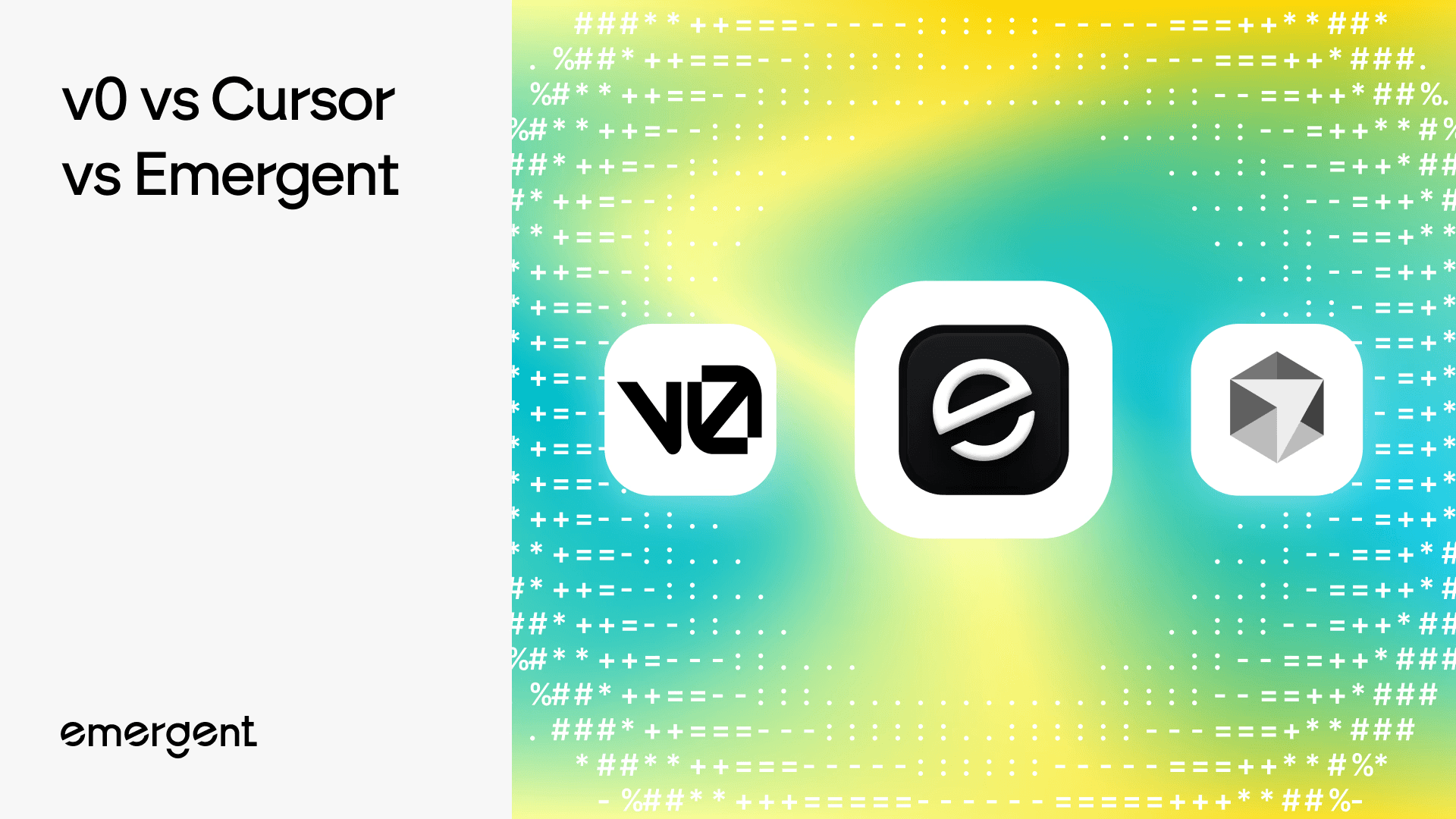 v0 vs Cursor vs Emergent