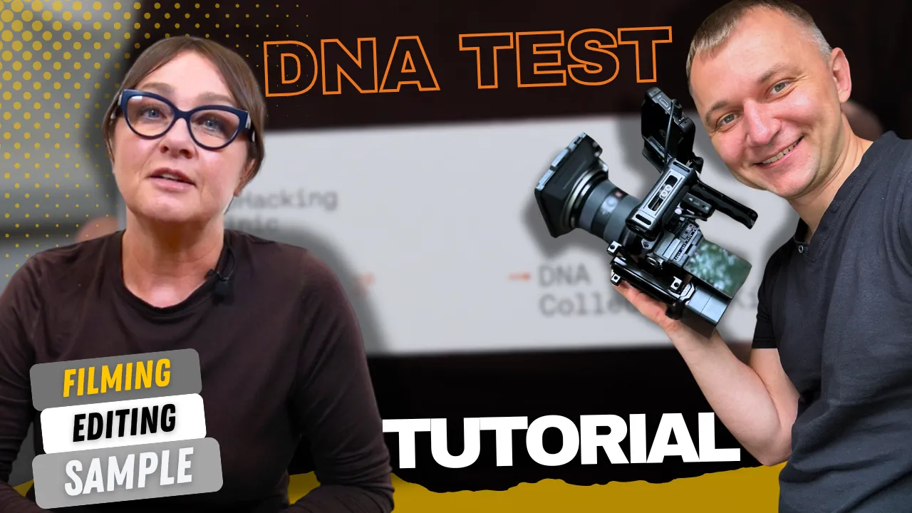 Educational tutorial video production demonstrating how to use a DNA testing kit, filmed and edited by Filmorite Ltd in Manchester.