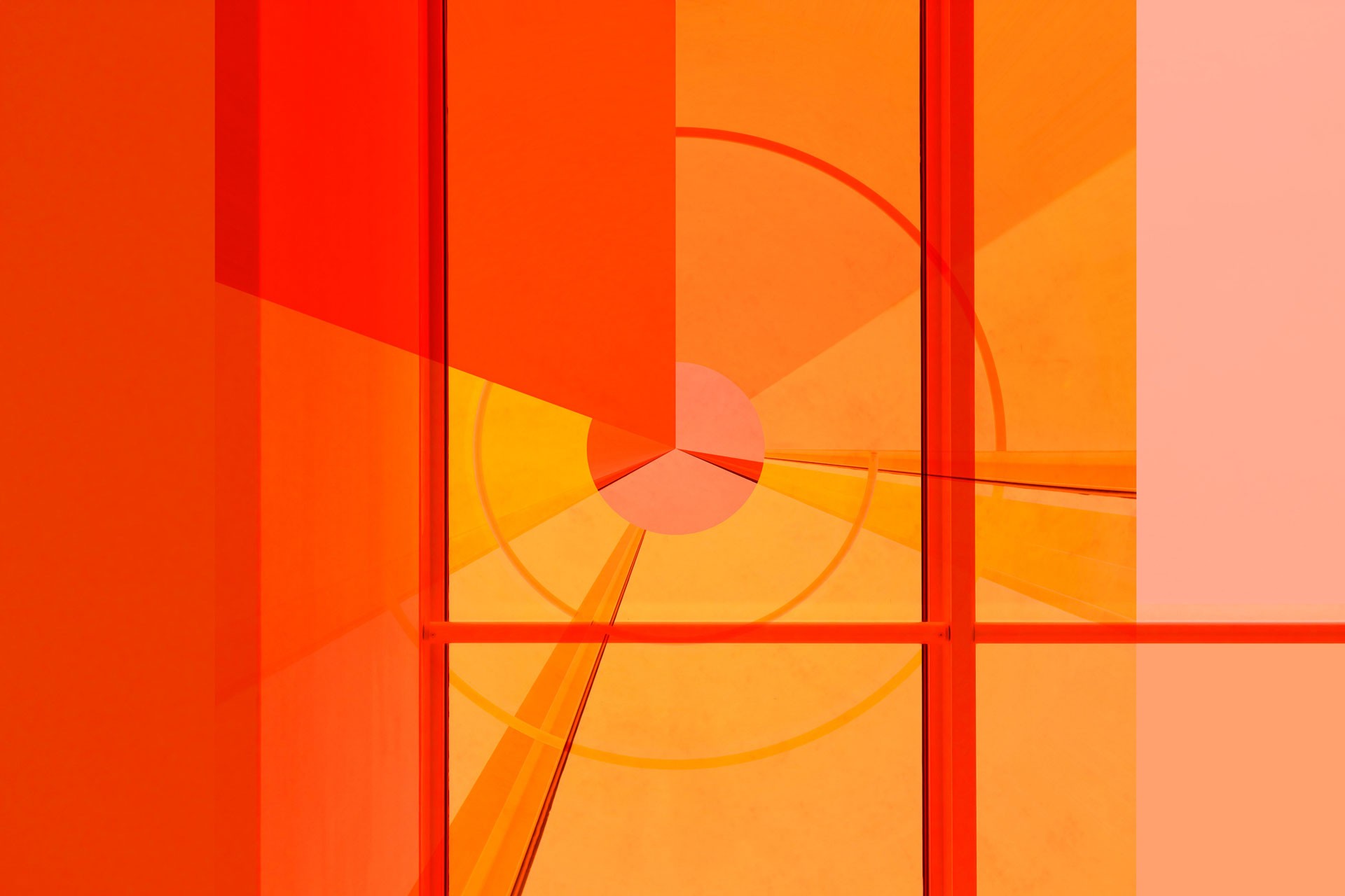 abstract geometic background orange shapes 