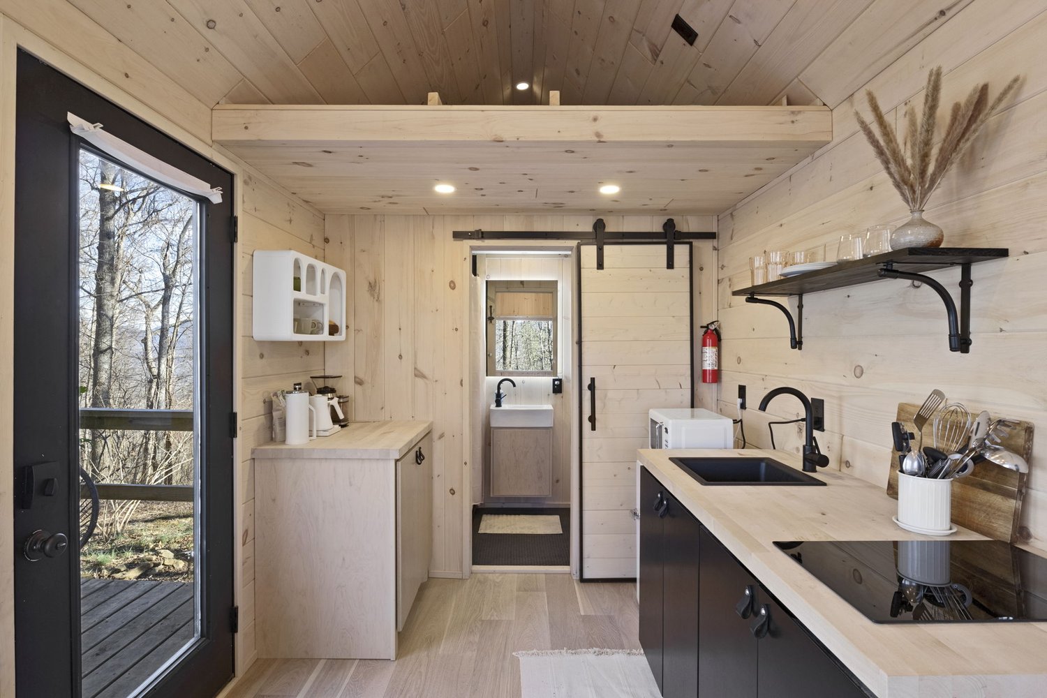 Beautiful modern tiny house interior