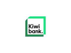 Logo of Kiwibank.