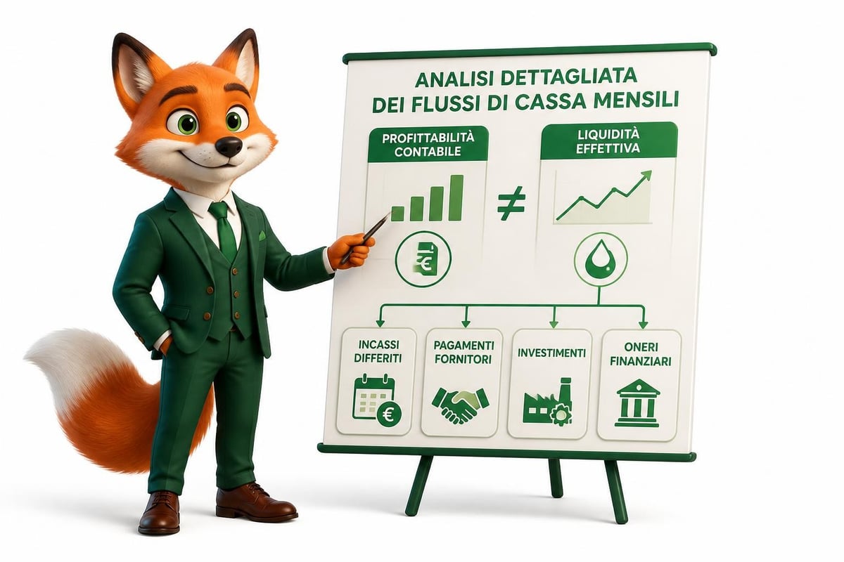 Flussi di cassa mensili
