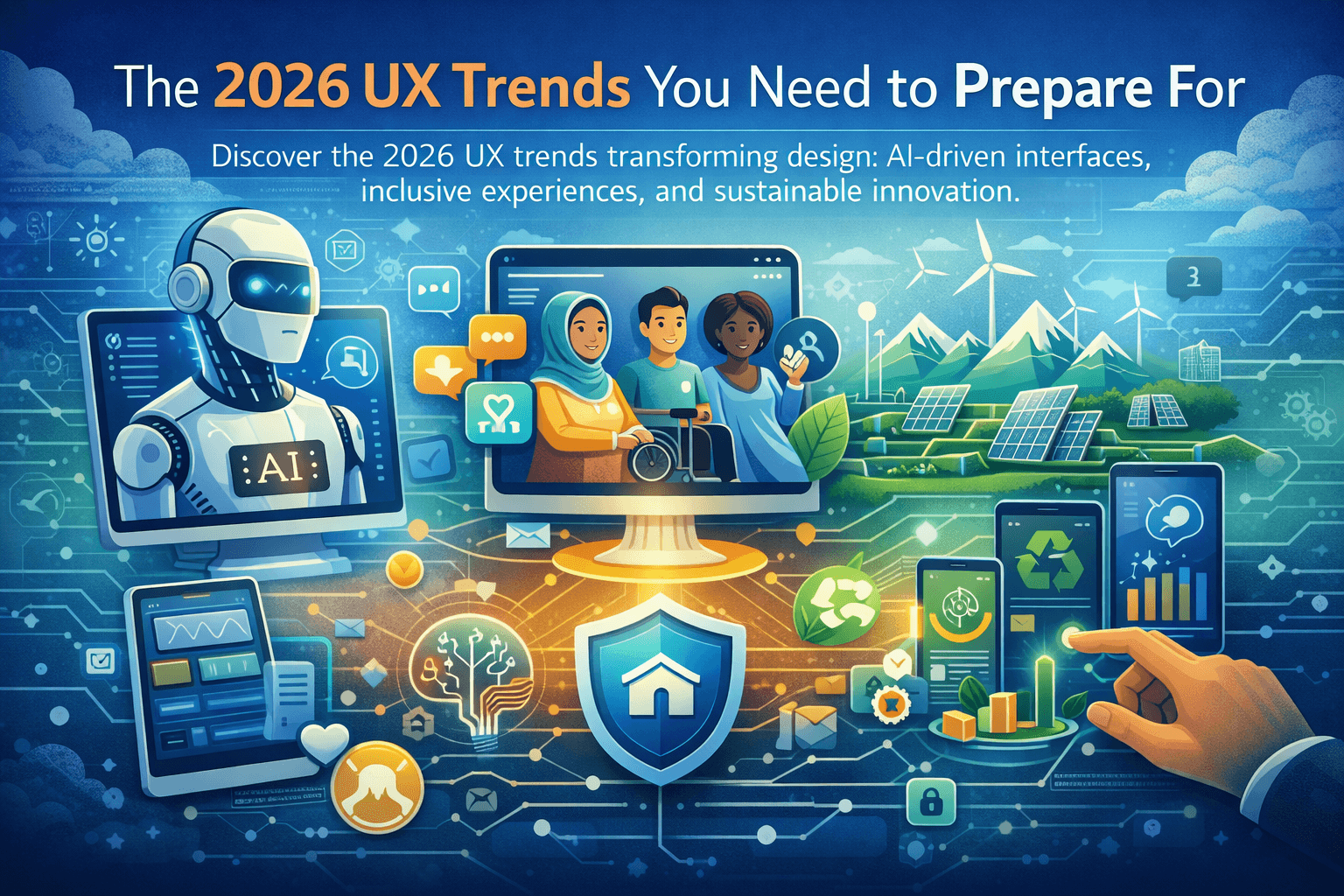 The 2026 UX Trends You Need to Prepare For. Discover the 2026 UX trends transforming design AI-driven interfaces, inclusive experiences, and sustainable innovation.