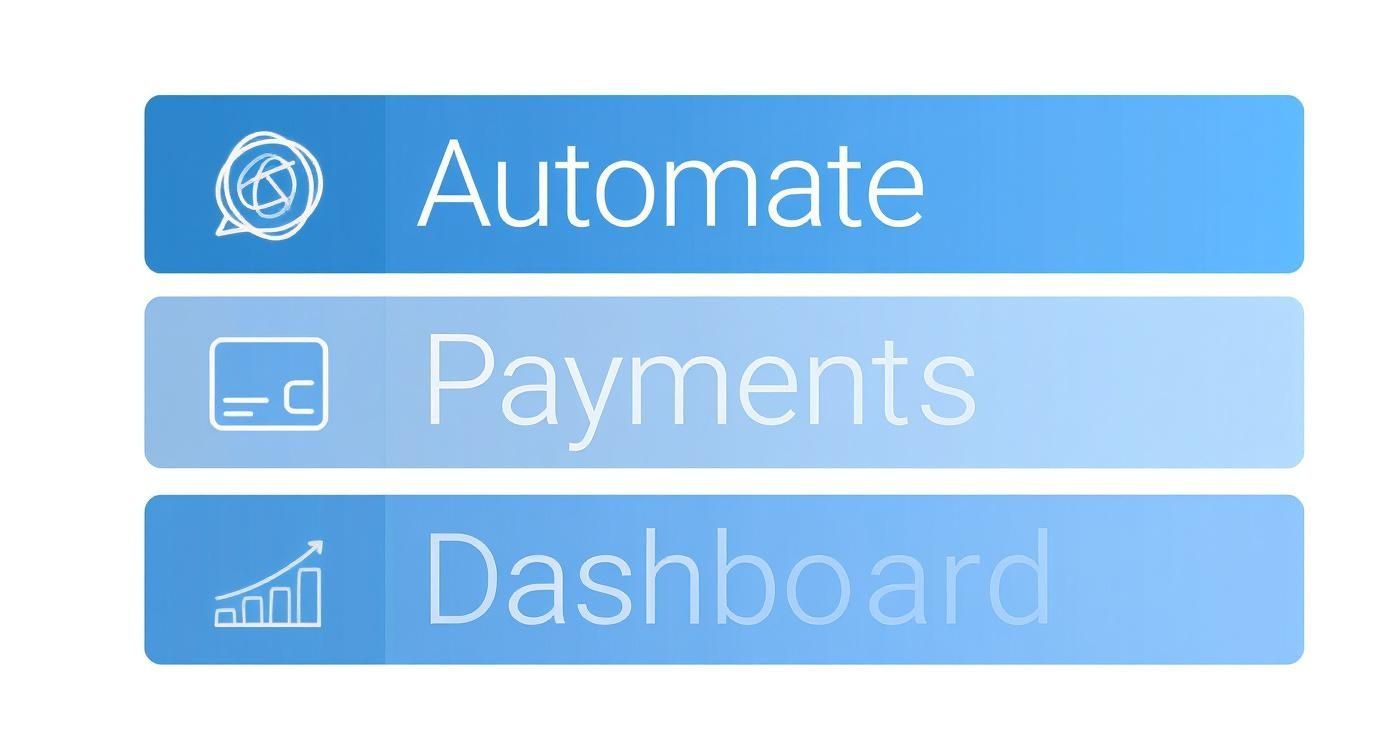 Infographic about collection company software