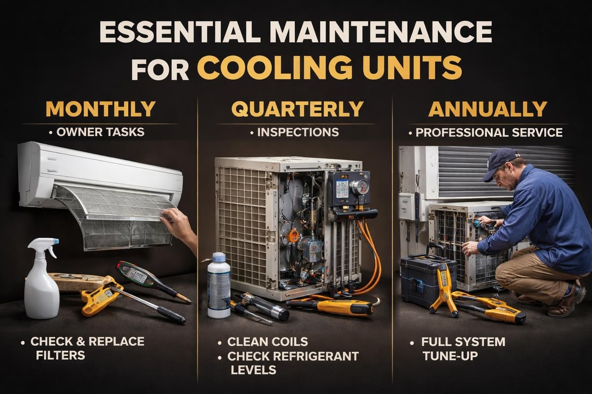 Wine cellar maintenance schedule