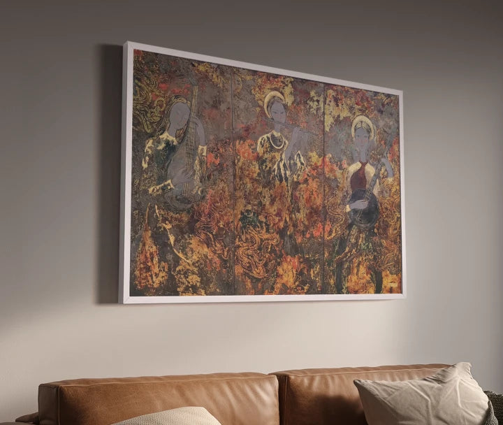 premium art poster and canvas prints, with originals available, from QART , of the artwork " Preserving National Identity "