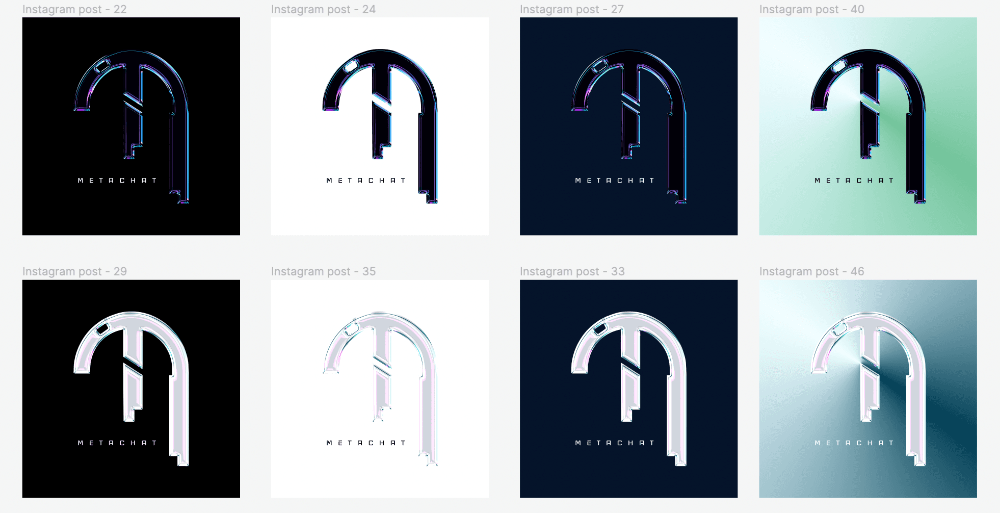 Logo design for MetaChat by VaporAviator, combining dynamic communication visuals with a sleek, professional aesthetic.
