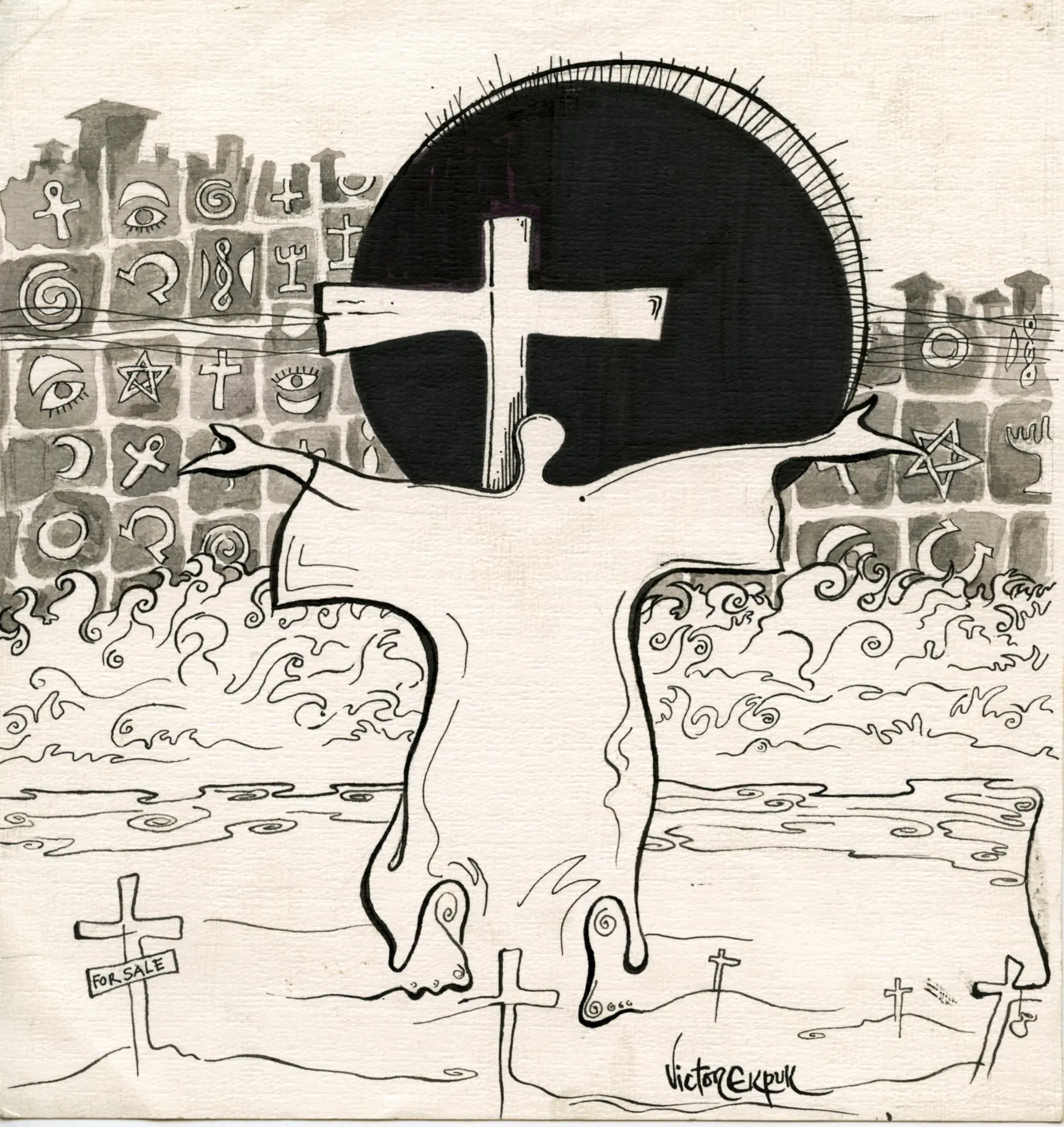 Original illustrations for Daily Times article