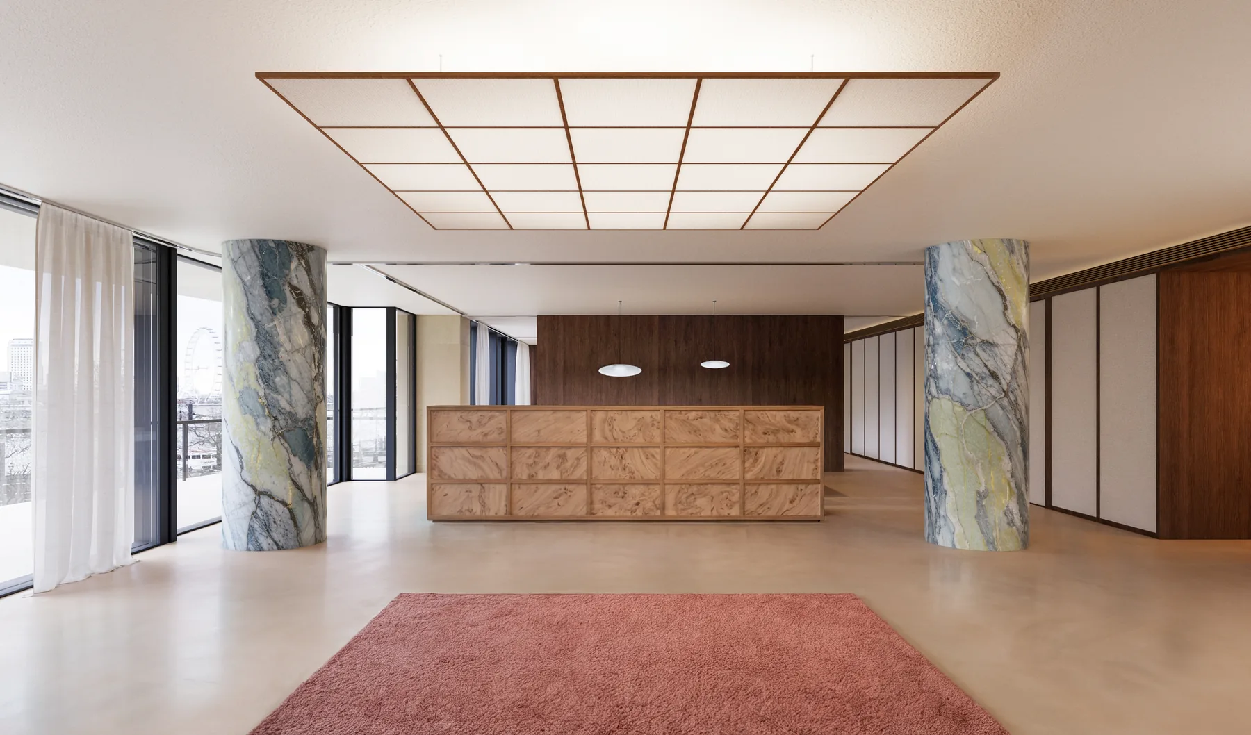 Thames-facing facade with balconies and evening light — 180 The Thames exterior