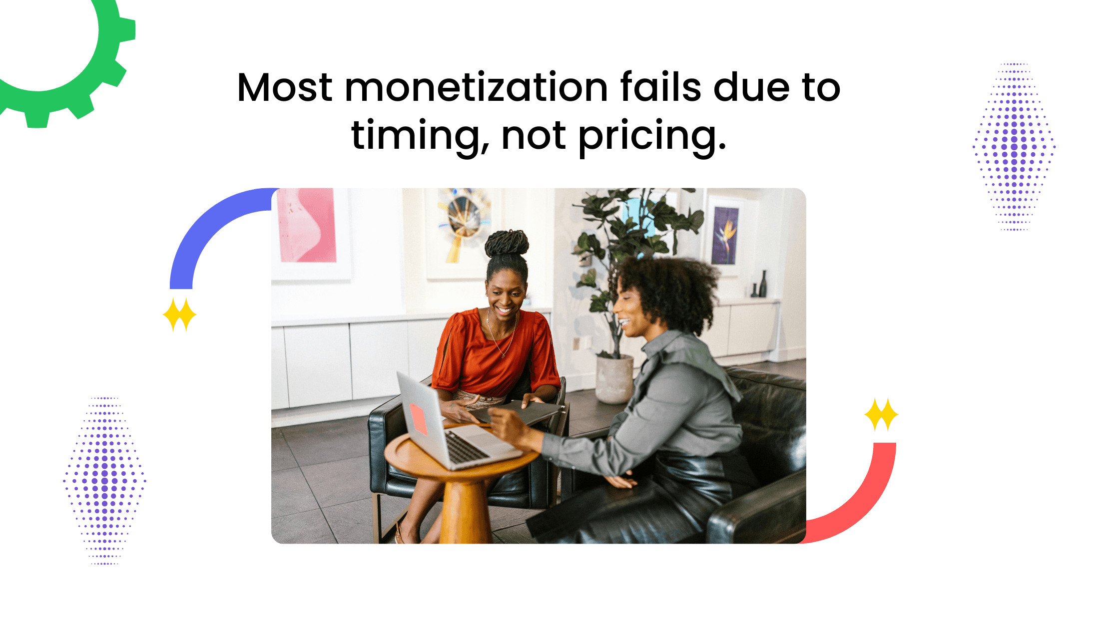 Two coaches reviewing plans highlight that timing, not pricing, drives community monetization success.