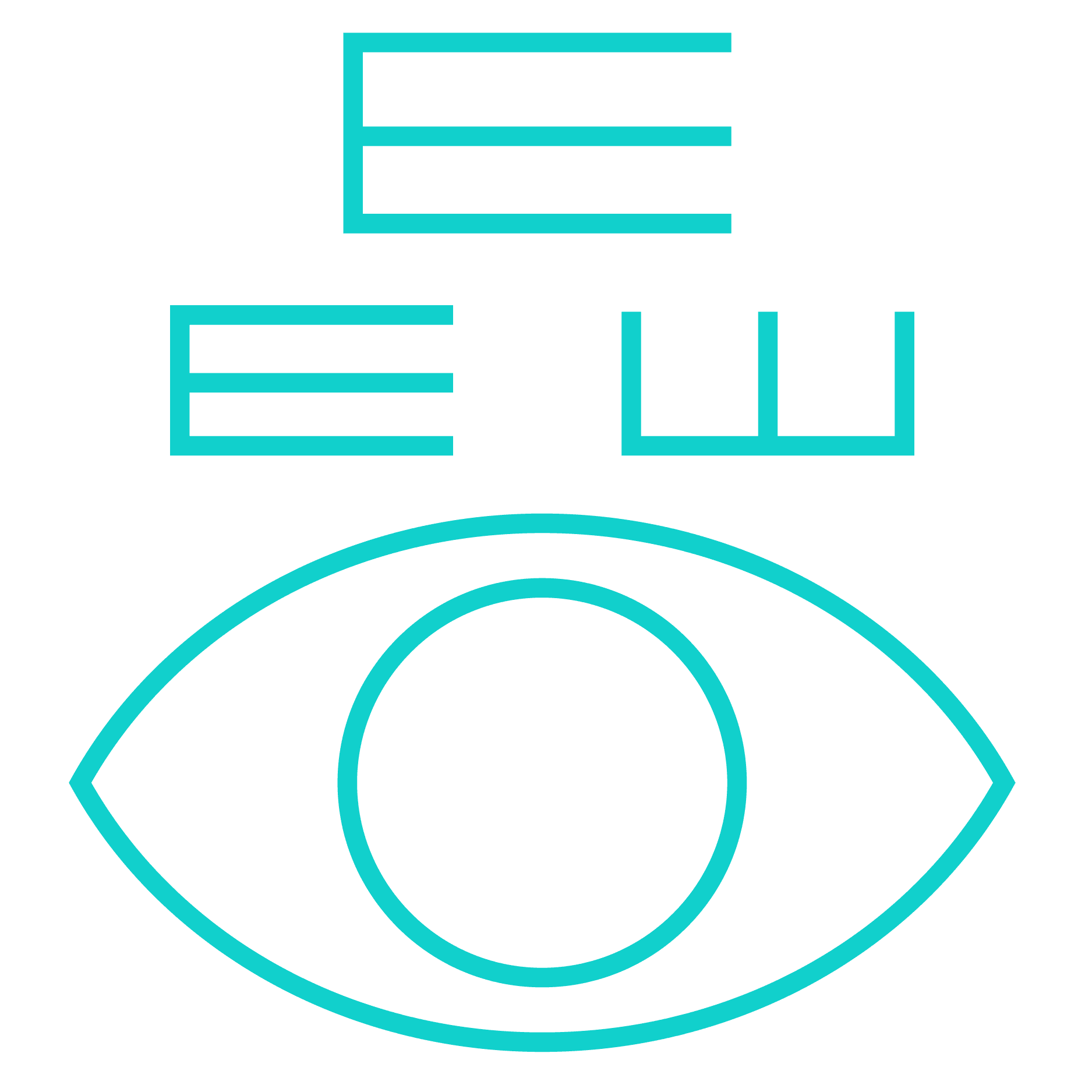 Teal panel with a question mark icon and text: “Courageous curiosity – We explore new possibilities without fear of failure.”