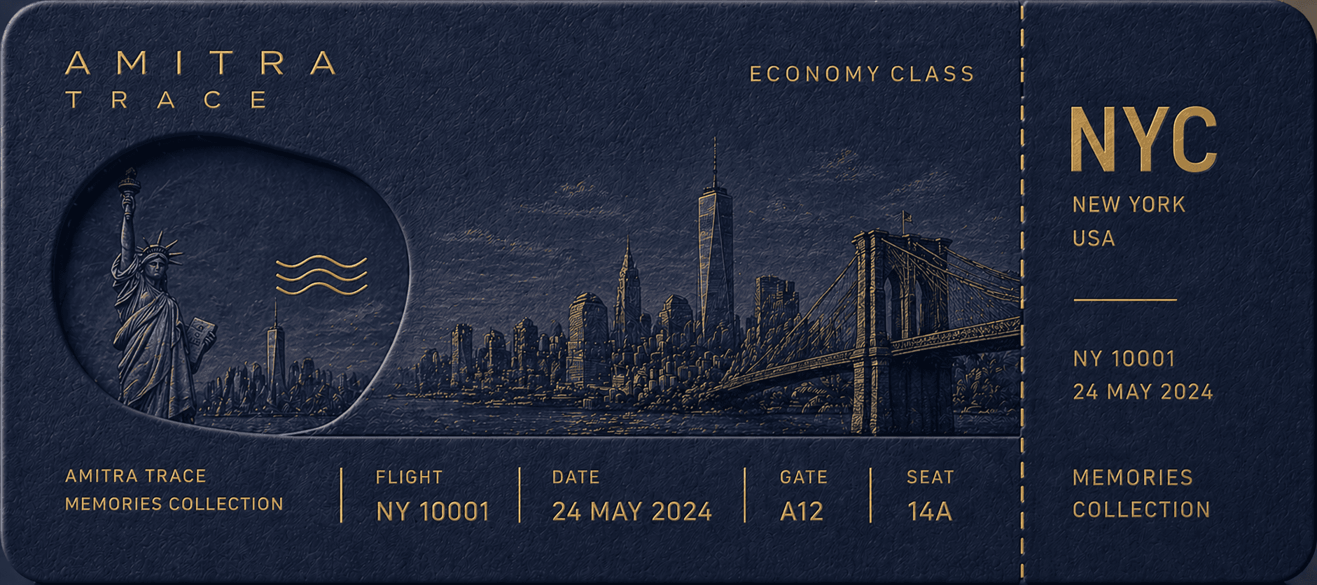 Amitra NYC card