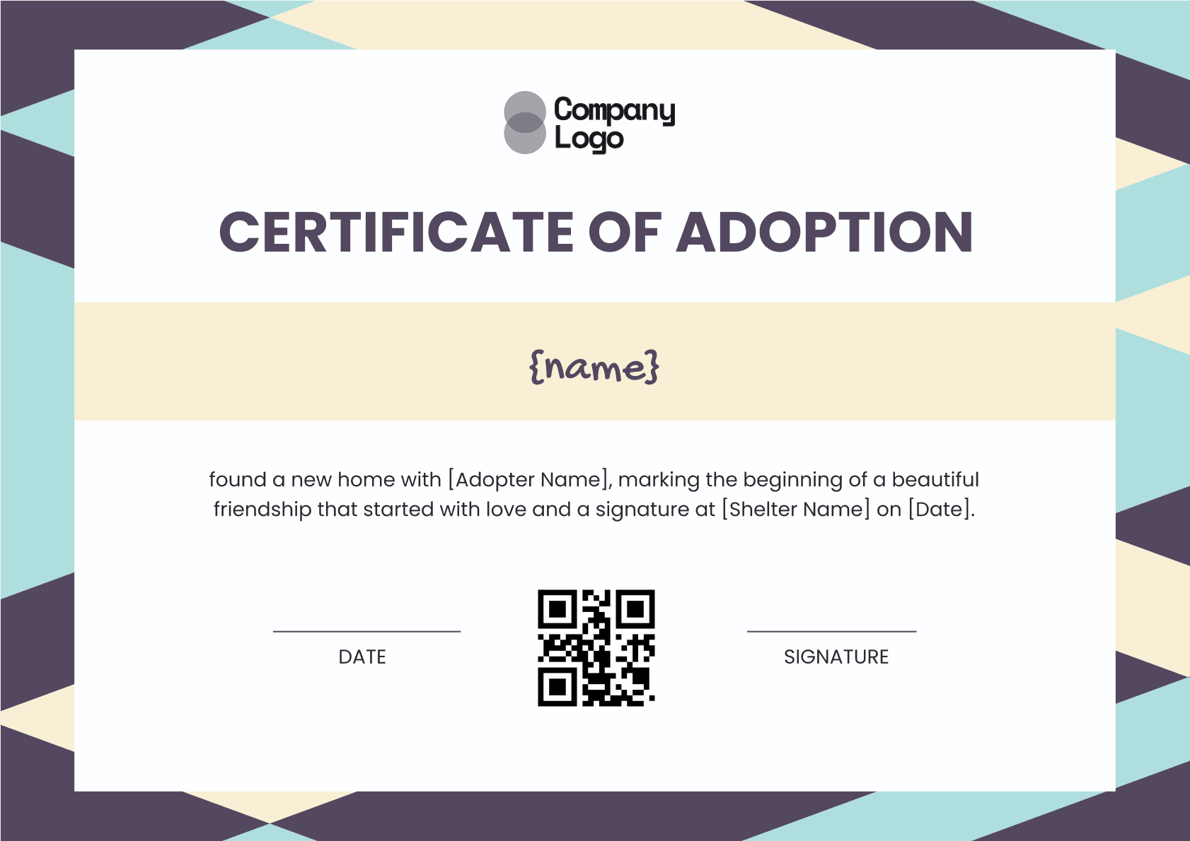 Wauld - Professional and attractive green recognition badge template