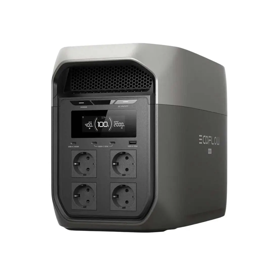 Зарядна станція EcoFlow DELTA 3 Max, вигляд спереду під кутом