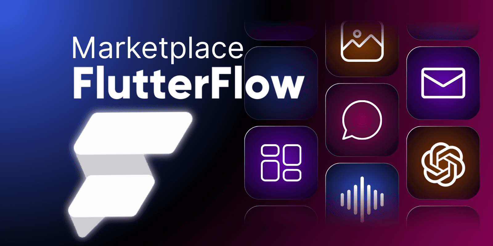 Marketplace flutterflow : 8 templates gratuits