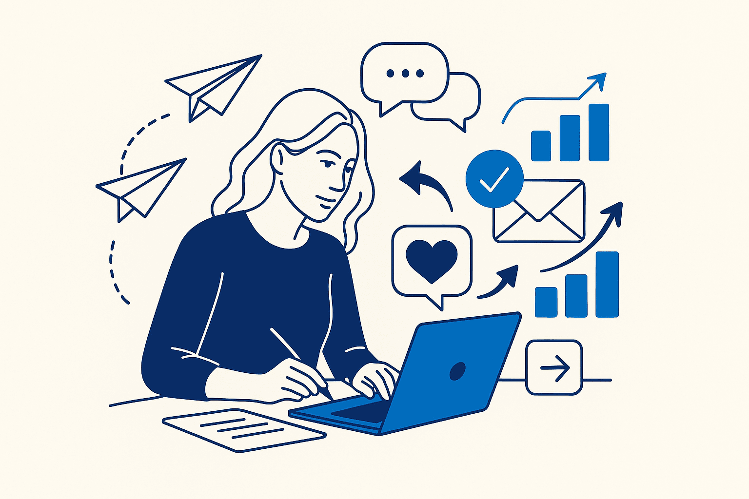 A woman optimizes the Web3 KOL strategy to achieve a 40% reply rate