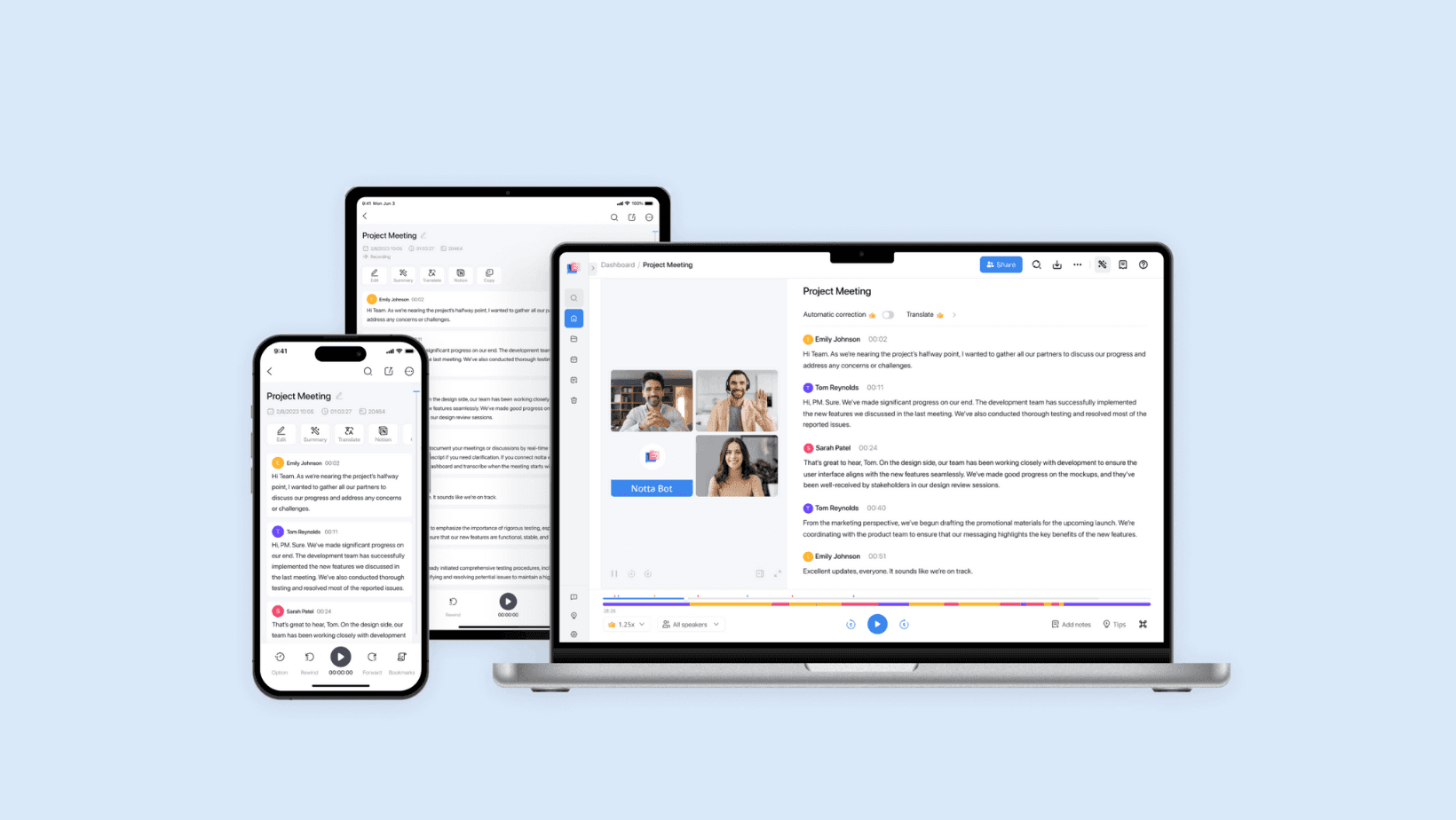 An app - Notta AI Summarizer