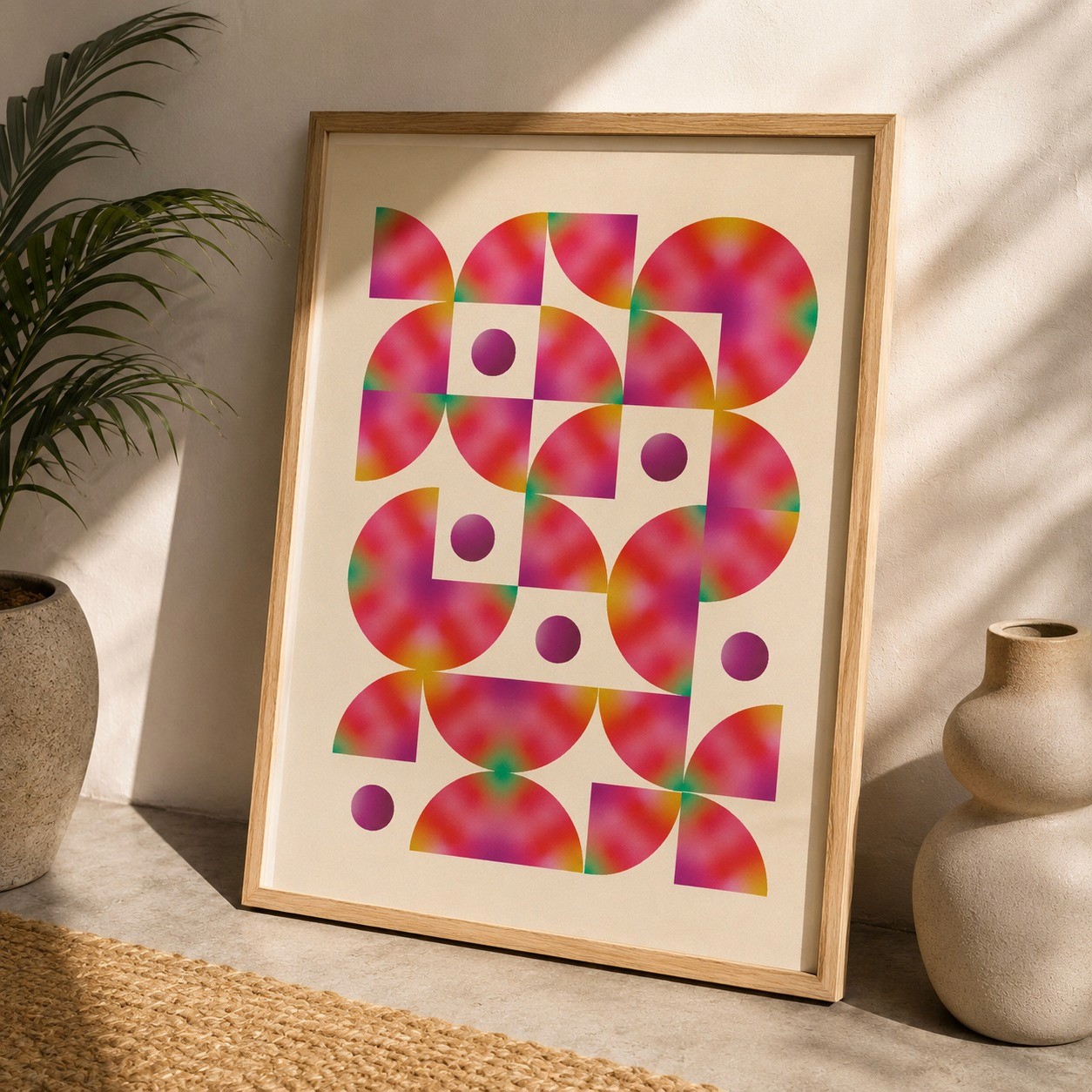 grain gradient poster