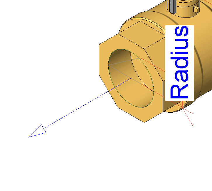 The void in the threaded socket not used and contradicts the pipe connector position.