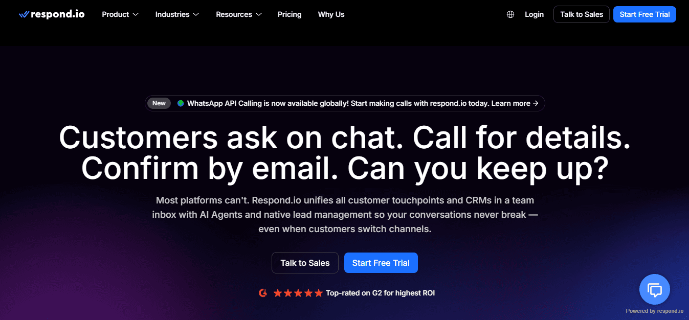 Respond.io&nbsp;&nbsp;