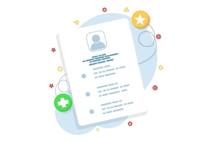 An infographic explaining the importance of resume summaries.