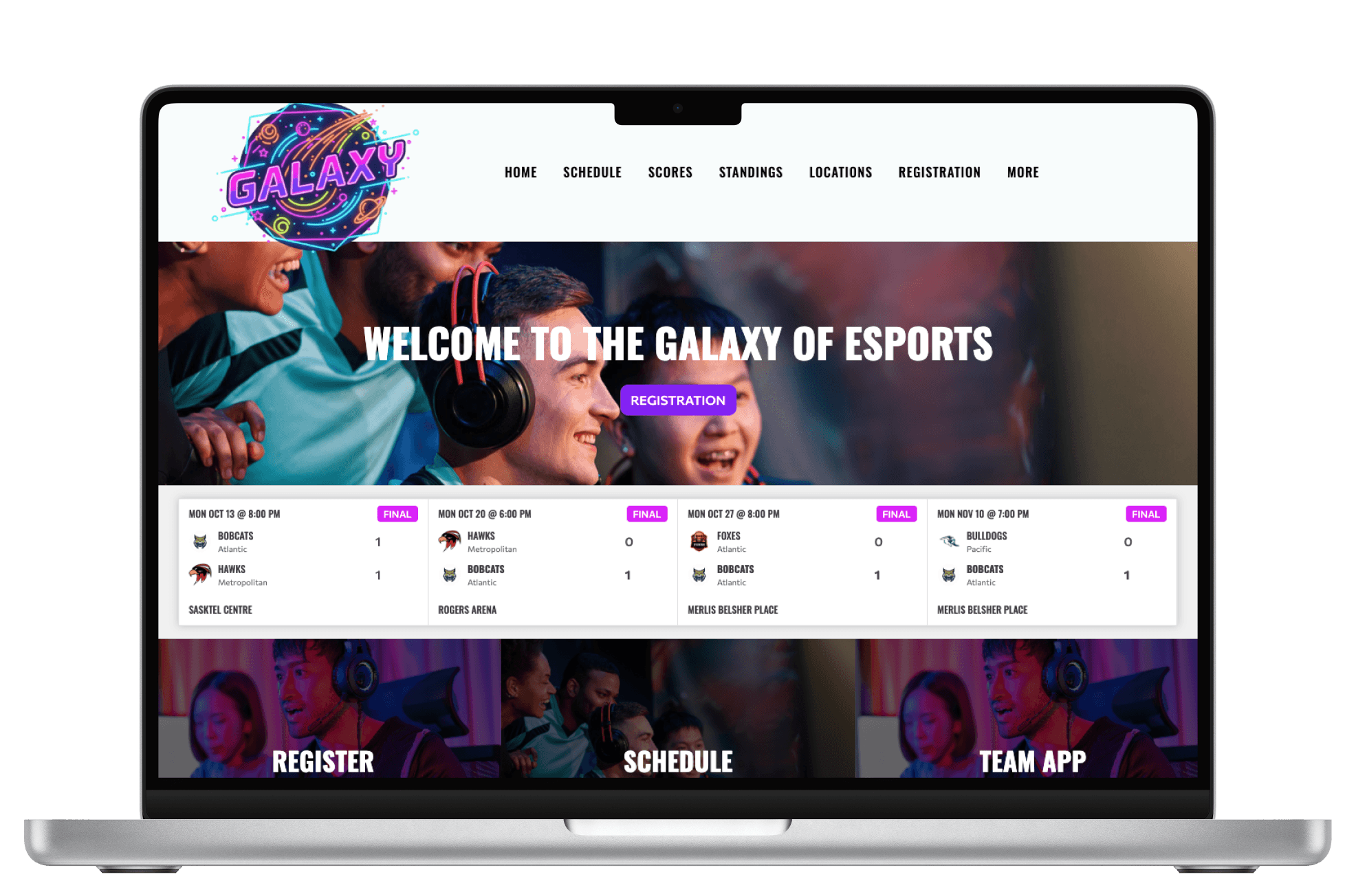 Dance Studio Website Screenshots