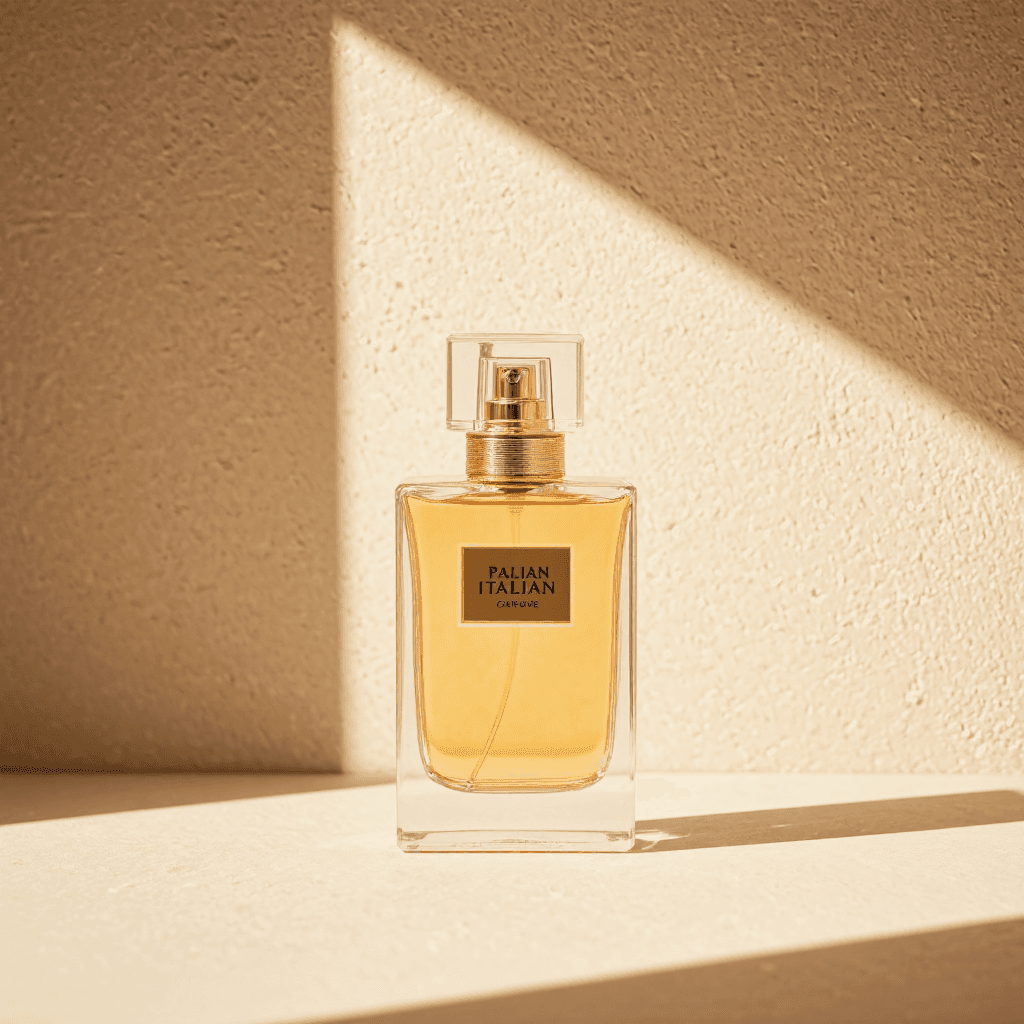 product photography of perfume