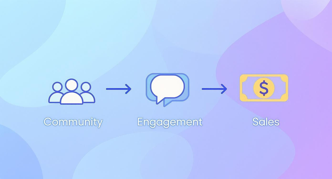 Infographic about social media marketing for small businesses