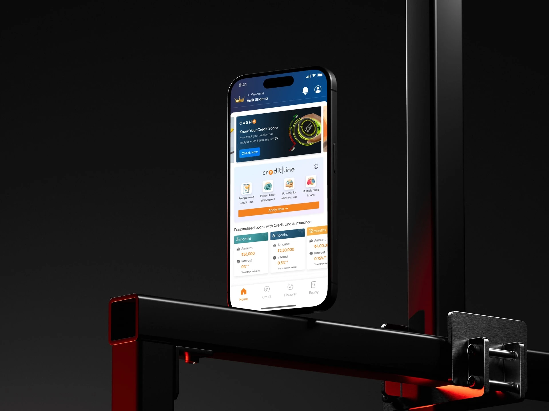 CASHe 2022 mobile app UX and UI design by Kapil Reehal