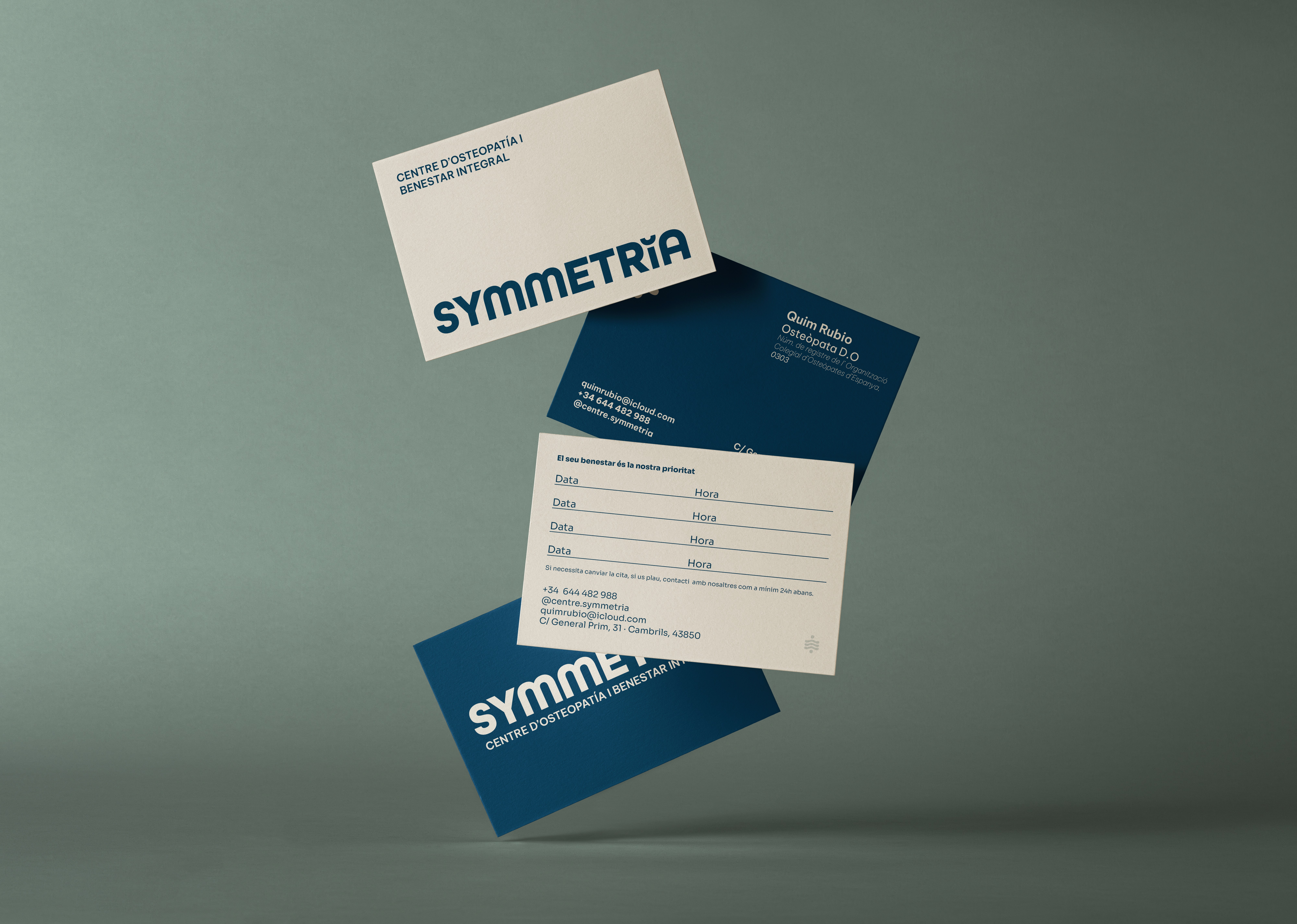 Project Symmetria. Business card